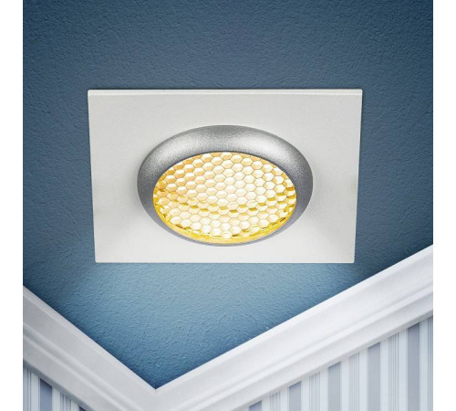 Встраиваемый светильник Эра KL110 WH/SL