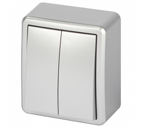 Выключатель двухклавишный Эра Эра Эксперт 11-1204-03