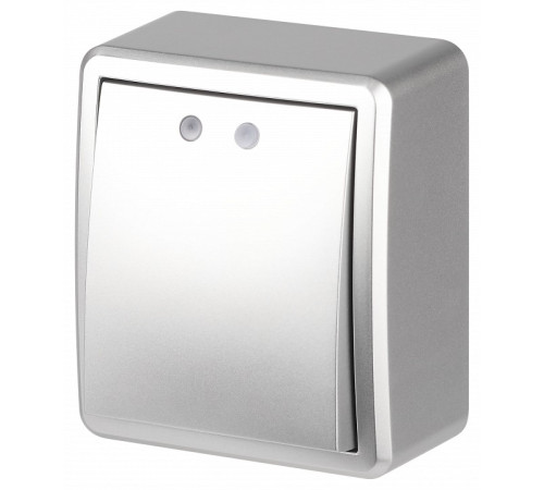 Выключатель одноклавишный с подсветкой Эра Эра Эксперт 11-1202-03