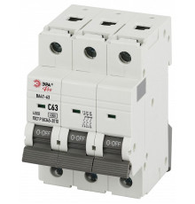Автоматический выключатель 3P Эра ВА47-63 VA63-3P63C6