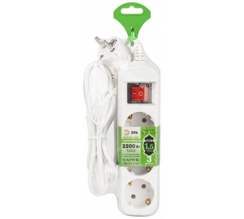 Удлинитель с выключателем Эра UDL-10-315-ES