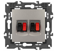 Розетка акустическая без рамки Эра Эра Elegance 14-3112-16