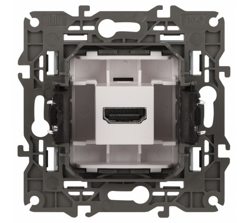 Розетка акустическая без рамки Эра Эра Elegance 14-3114-01М