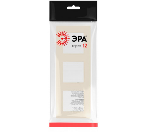 Рамка на 3 поста Эра Эра 12 12-5203-02