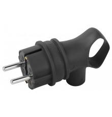 Вилка угловая ЭРА с заземлением IP44 VX12-B-IP44