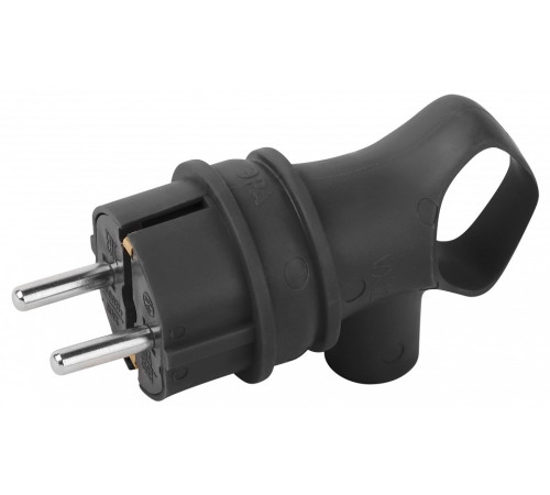 Вилка угловая ЭРА с заземлением IP44 VX12-B-IP44