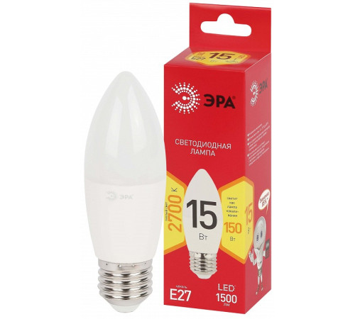 Лампа светодиодная Эра LED B35-15W-827-E27 R
