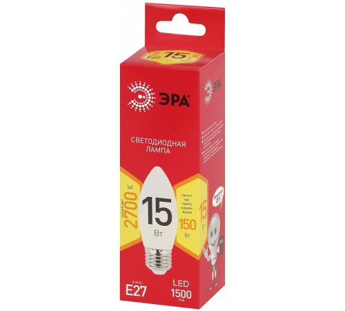 Лампа светодиодная Эра LED B35-15W-827-E27 R