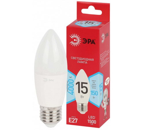 Лампа светодиодная Эра LED B35-15W-840-E27 R