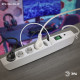 Удлинитель с выключателем Эра SFU-5es-2m-W