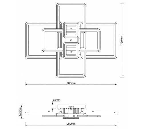 Потолочная люстра Escada Plain 10286/8LED