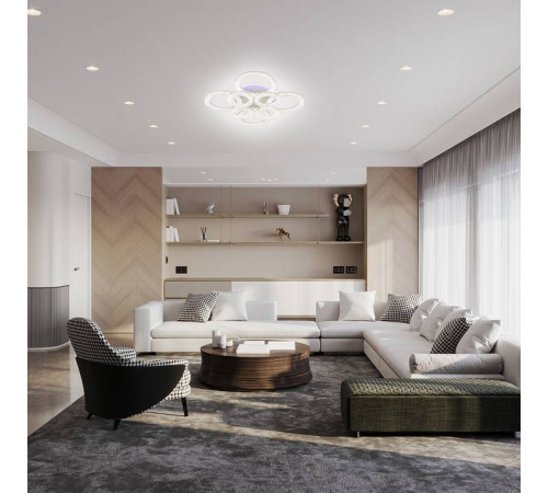 Люстра потолочная светодиодная Escada Alunit BL 10296/8LED BL