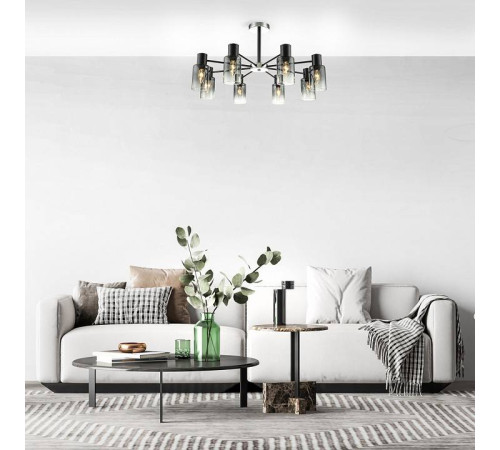 Люстра на штанге Escada Diversity 2120/8P Black