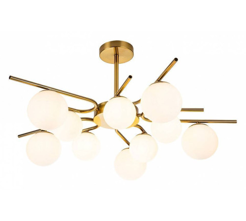 Люстра на штанге Escada Sphere 642/10P Brass