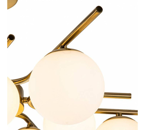 Люстра на штанге Escada Sphere 642/10P Brass