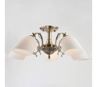 Люстра на штанге Eurosvet Ariele 22010/5 античная бронза