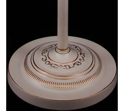 Торшер Eurosvet Amelia 10073/1 белый с золотом/прозрачный хрусталь Strotskis