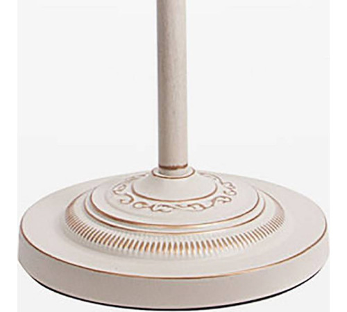 Торшер Eurosvet Amelia 10073/1 белый с золотом/прозрачный хрусталь Strotskis