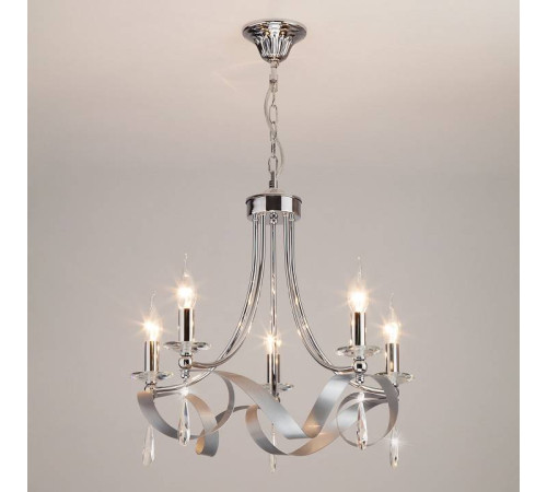 Подвесная люстра Eurosvet Adelia 60064/5 хром