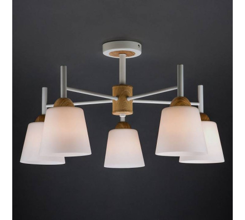 Люстра на штанге Eurosvet Fresco 70085/5 белый