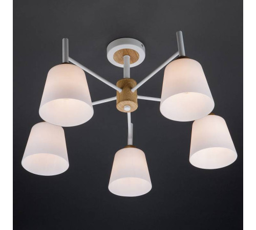 Люстра на штанге Eurosvet Fresco 70085/5 белый