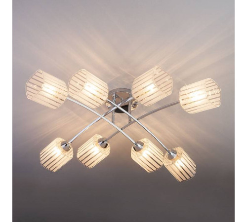 Люстра на штанге Eurosvet Ruby 30125/8 хром