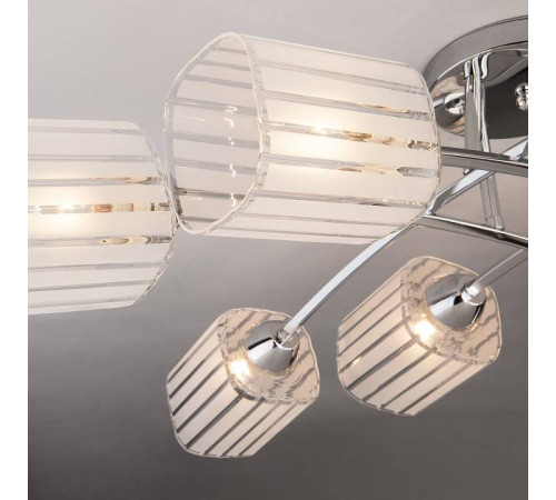 Люстра на штанге Eurosvet Ruby 30125/8 хром