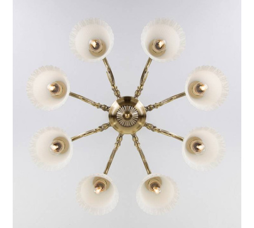 Люстра на штанге Eurosvet Campina 60107/8 античная бронза