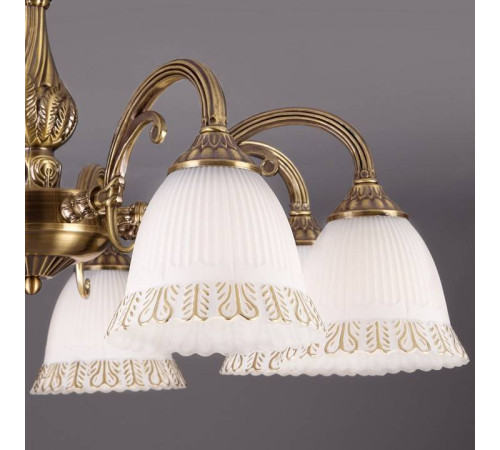 Люстра на штанге Eurosvet Campina 60107/8 античная бронза