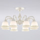 Люстра на штанге Eurosvet Campina 60107/8 белый с золотом