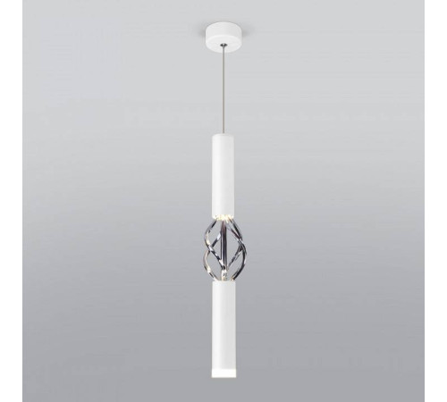 Подвесной светильник Eurosvet Lance 50191/1 LED белый/хром