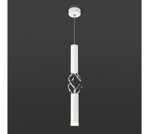 Подвесной светильник Eurosvet Lance 50191/1 LED белый/хром