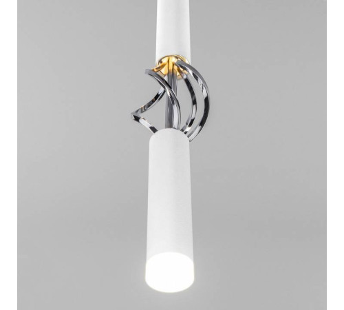 Подвесной светильник Eurosvet Lance 50191/1 LED белый/хром