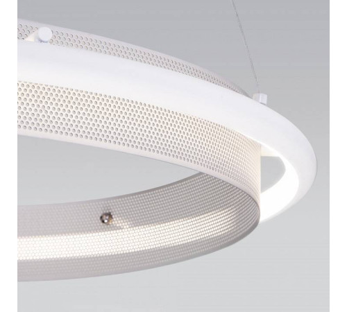 Подвесной светильник Eurosvet Imperio 90241/1 белый/ серебро Smart
