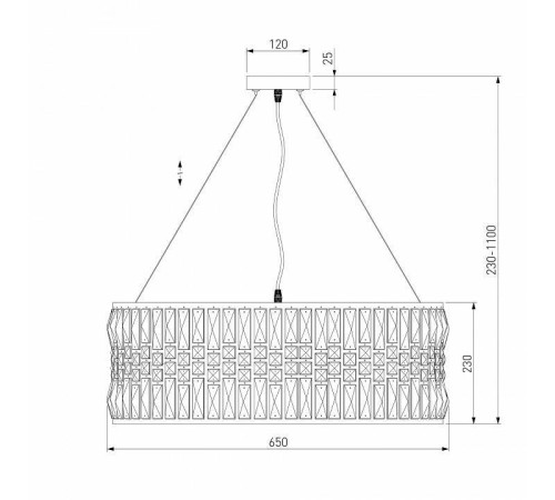Подвесной светильник Eurosvet Lory 10125/8 золото Strotskis Smart 10125/8