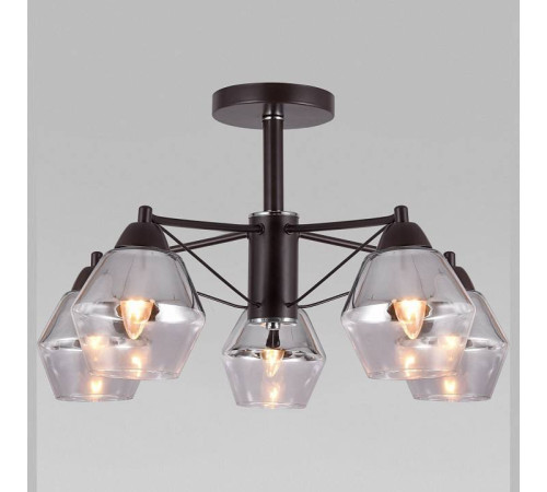 Люстра на штанге Eurosvet Takara 70135/5 кофе 70135/5