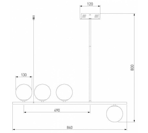 Светильник на штанге Eurosvet Fredo 70136/4 золото