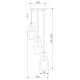 Подвесной светильник Eurosvet Prism 50236/3 прозрачный
