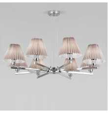 Подвесная люстра Eurosvet Peony 60136/8 хром/серый