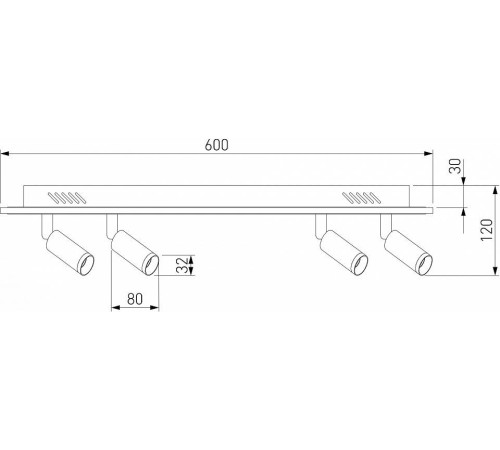 Накладной светильник Eurosvet Strake 90268/4 белый