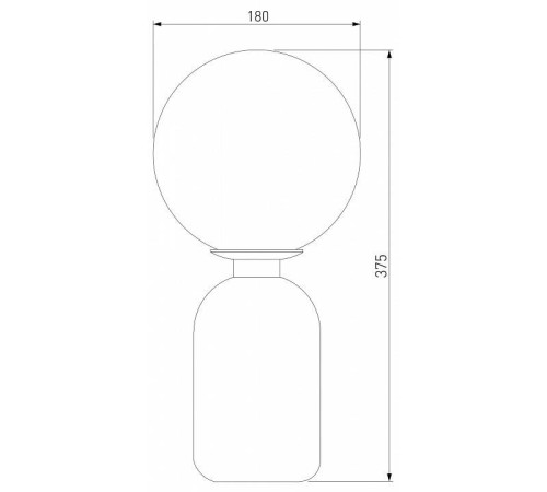Настольная лампа декоративная Eurosvet Bubble 01197/1 белый