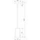 Подвесной светильник Eurosvet Bonaldo 50246/1 LED золото