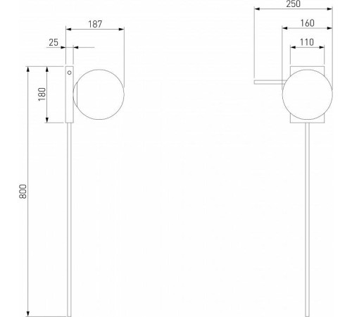 Бра Eurosvet Fredo 40033/1 золото