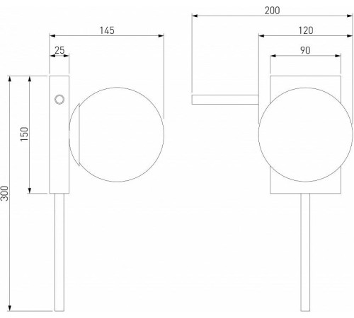 Бра Eurosvet Fredo 40036/1 золото