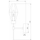 Бра Eurosvet Prism хром 60143/1