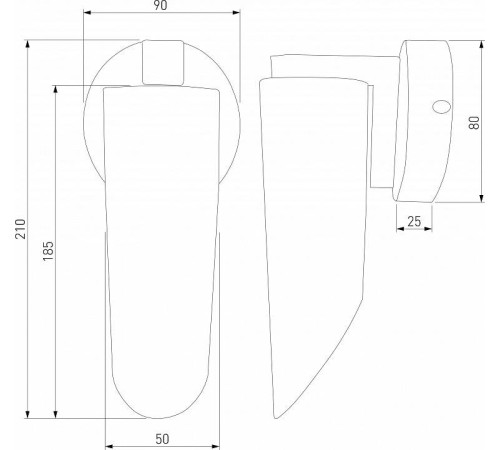 Бра Eurosvet Wing 40037/1 белый