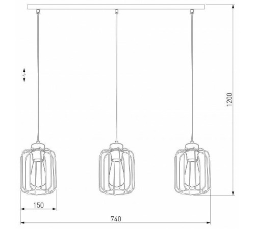 Подвесной светильник TK Lighting Galaxy New a062967