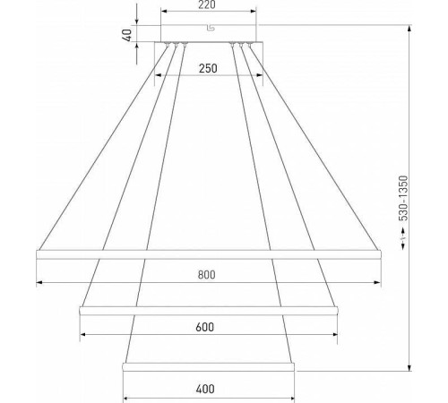 Подвесной светильник Eurosvet Collars a064103