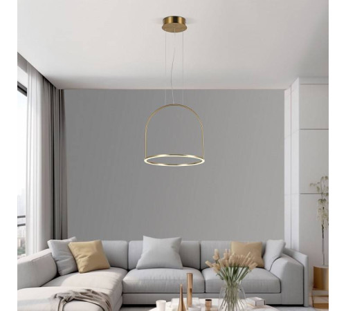 Подвесной светильник Eurosvet Over 90322/1 латунь