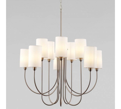 Подвесная люстра Eurosvet Abbey 60164/10 никель